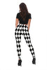 Pattern Print Harlequin Women Leggings-grizzshop