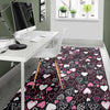 Pattern Print Heart Floor Mat-grizzshop