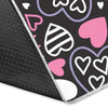 Pattern Print Heart Floor Mat-grizzshop