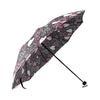 Pattern Print Heart Foldable Umbrella-grizzshop