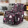 Pattern Print Heart Recliner Cover-grizzshop