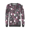 Pattern Print Heart Women's Sweatshirt-grizzshop