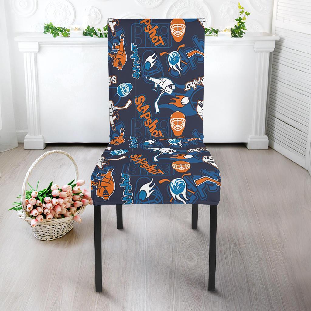 Pattern Print Hockey Chair Cover-grizzshop