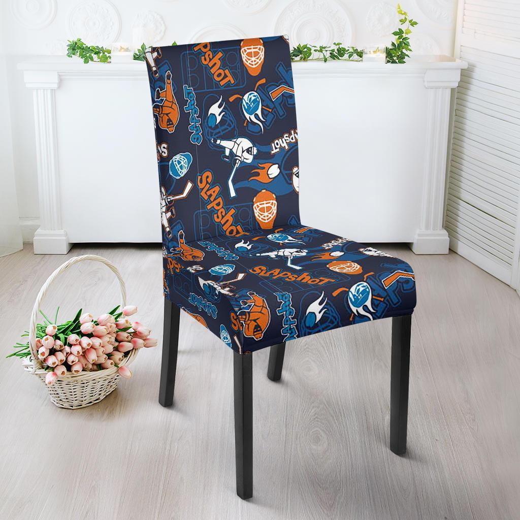 Pattern Print Hockey Chair Cover-grizzshop