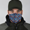 Pattern Print Hockey Face Mask-grizzshop