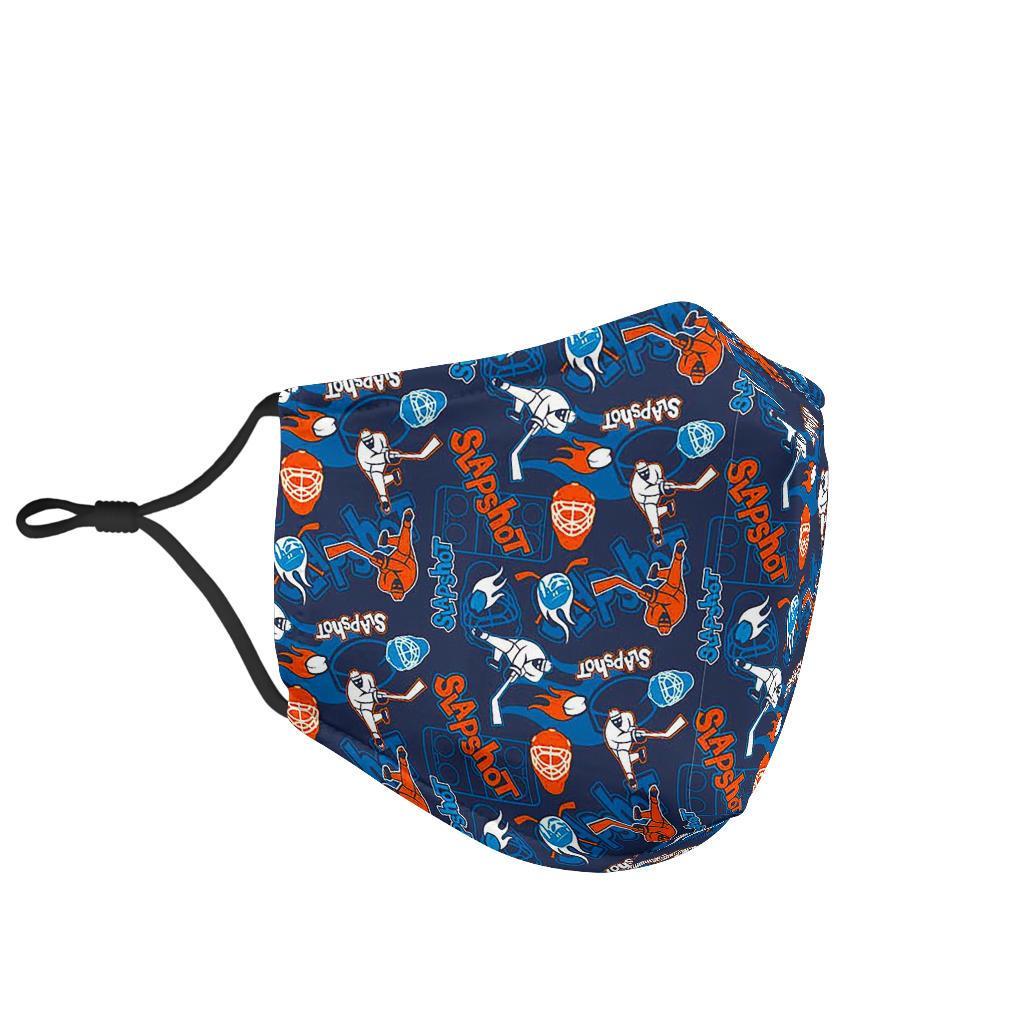 Pattern Print Hockey Face Mask-grizzshop