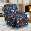 Pattern Print Hockey Recliner Cover-grizzshop