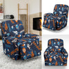 Pattern Print Hockey Recliner Cover-grizzshop