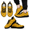 Pattern Print Honey Bee Diagram Gifts Black Sneaker Shoes For Men Women-grizzshop