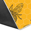 Pattern Print Honey Bee Diagram Gifts Floor Mat-grizzshop