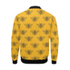 Pattern Print Honey Bee Diagram Gifts Men's Bomber Jacket-grizzshop