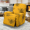 Pattern Print Honey Bee Diagram Gifts Recliner Cover-grizzshop