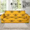 Pattern Print Honey Bee Diagram Gifts Sofa Covers-grizzshop