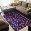 Pattern Print Houndstooth Floor Mat-grizzshop