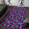 Pattern Print Houndstooth Floor Mat-grizzshop