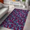 Pattern Print Houndstooth Floor Mat-grizzshop