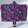 Pattern Print Houndstooth Hooded Blanket-grizzshop