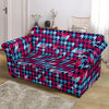 Pattern Print Houndstooth Loveseat Cover-grizzshop