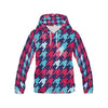 Pattern Print Houndstooth Men Pullover Hoodie-grizzshop