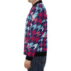 Pattern Print Houndstooth Men's Bomber Jacket-grizzshop