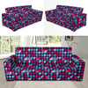 Pattern Print Houndstooth Sofa Covers-grizzshop