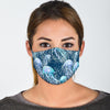 Pattern Print Jellyfish Face Mask-grizzshop