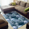 Pattern Print Jellyfish Floor Mat-grizzshop
