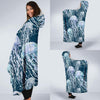 Pattern Print Jellyfish Hooded Blanket-grizzshop