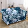 Pattern Print Jellyfish Loveseat Cover-grizzshop