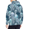 Load image into Gallery viewer, Pattern Print Jellyfish Men Pullover Hoodie-grizzshop