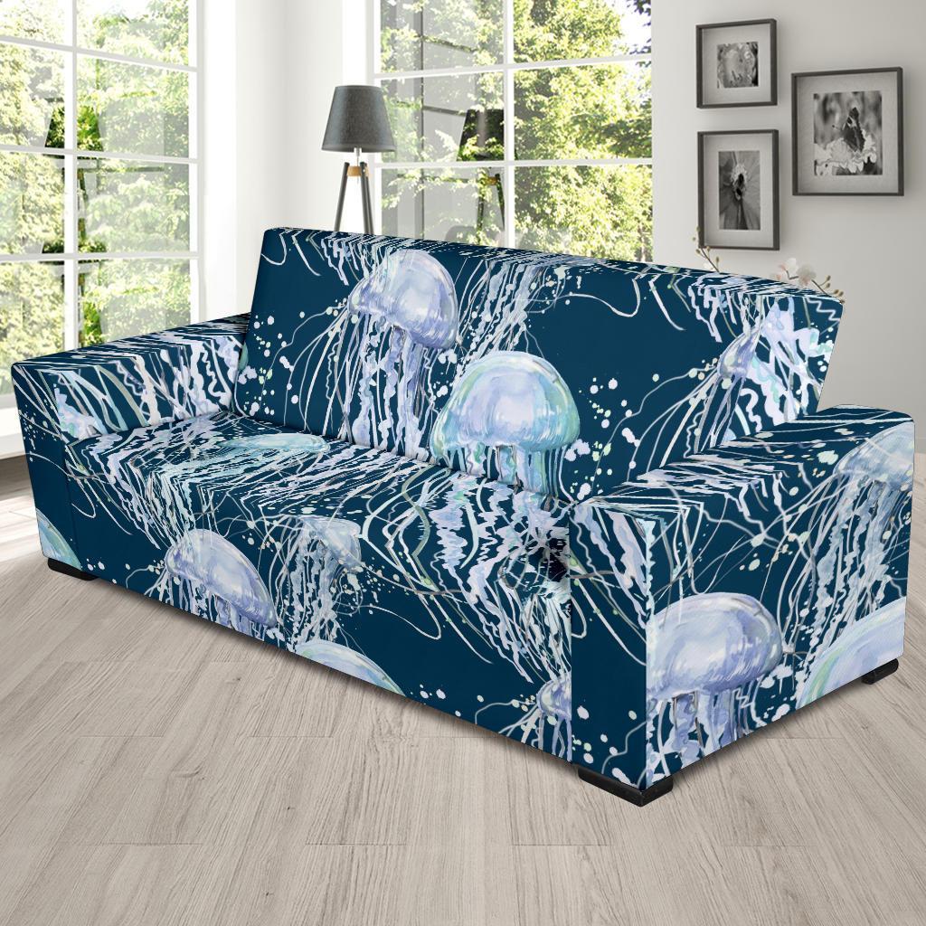 Pattern Print Jellyfish Sofa Covers-grizzshop