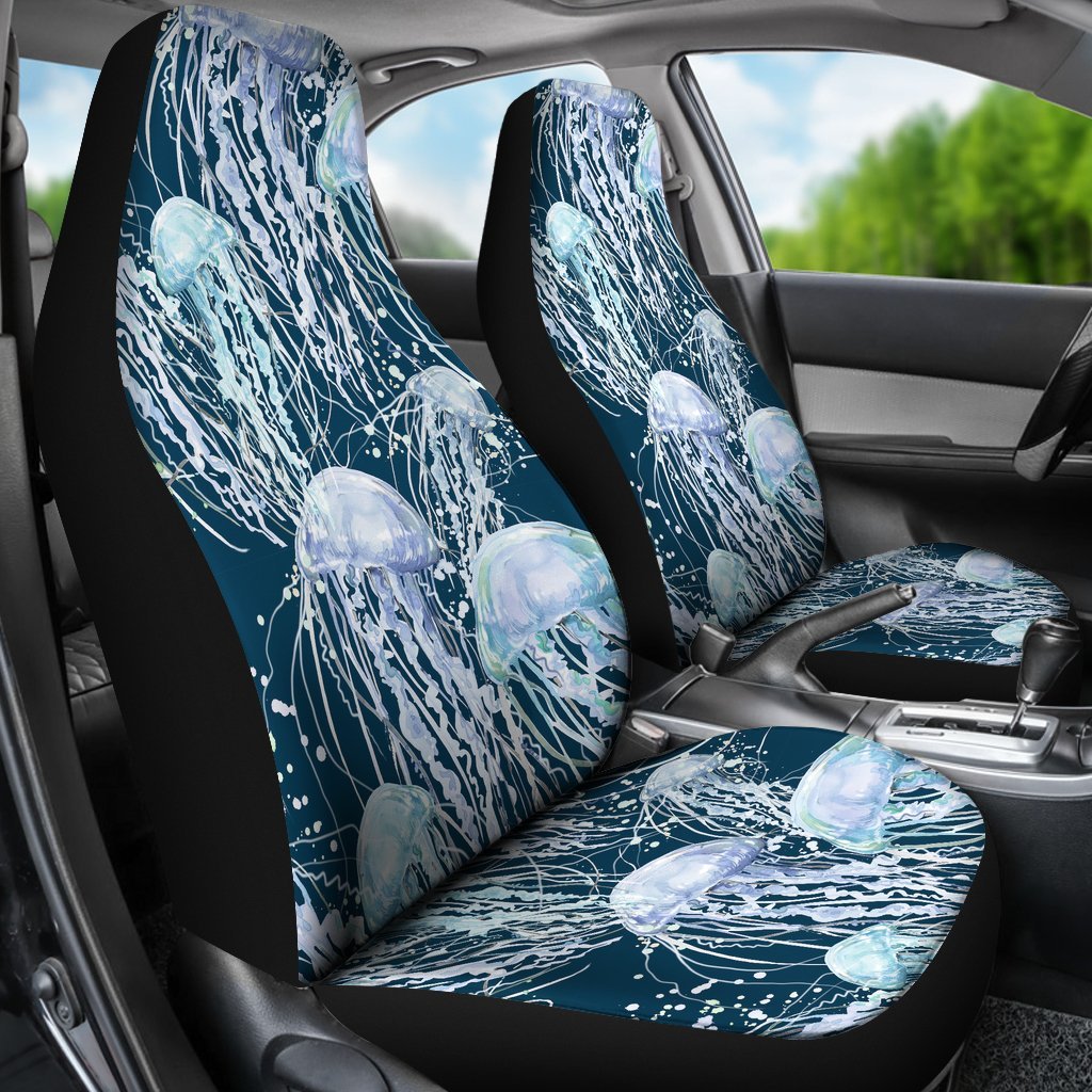 Pattern Print Jellyfish Universal Fit Car Seat Cover-grizzshop
