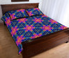 Pattern Print Kaleidoscope Bed Set Quilt-grizzshop