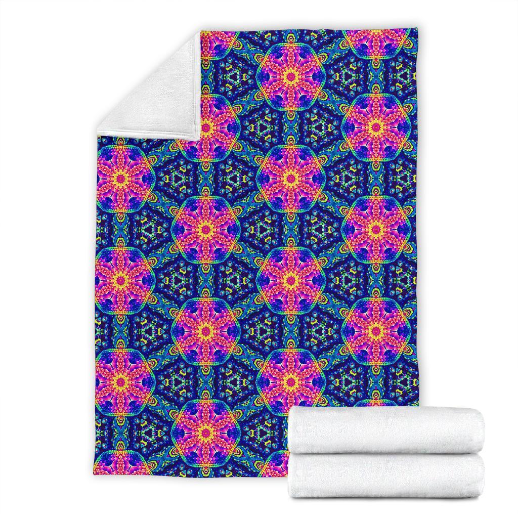 Pattern Print Kaleidoscope Blanket-grizzshop