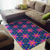 Pattern Print Kaleidoscope Floor Mat-grizzshop