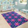 Pattern Print Kaleidoscope Floor Mat-grizzshop