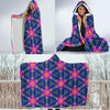 Pattern Print Kaleidoscope Hooded Blanket-grizzshop