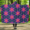 Pattern Print Kaleidoscope Hooded Blanket-grizzshop