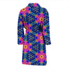 Pattern Print Kaleidoscope Men Long Robe-grizzshop