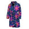 Pattern Print Kaleidoscope Men Long Robe-grizzshop