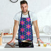 Pattern Print Kaleidoscope Men's Apron-grizzshop