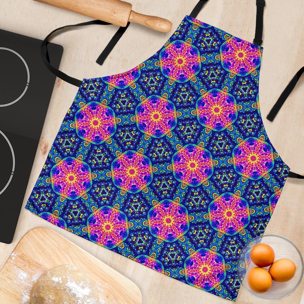 Pattern Print Kaleidoscope Women's Apron-grizzshop