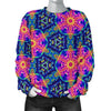 Pattern Print Kaleidoscope Women's Sweatshirt-grizzshop