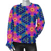 Pattern Print Kaleidoscope Women's Sweatshirt-grizzshop