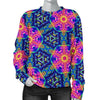 Pattern Print Kaleidoscope Women's Sweatshirt-grizzshop