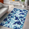 Pattern Print Killer Whale Orca Floor Mat-grizzshop