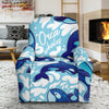 Pattern Print Killer Whale Orca Recliner Cover-grizzshop