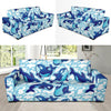 Pattern Print Killer Whale Orca Sofa Covers-grizzshop