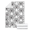 Pattern Print Koala Blanket-grizzshop