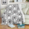 Pattern Print Koala Blanket-grizzshop